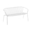 BANCA LABENZE AMITHA 155 - 22720 | Banca para Terraza Jardín Patio | 2 Plazas | Metal | Exterior - 155 - 22720 - Labenze - NOGAL BEAT - Banca
