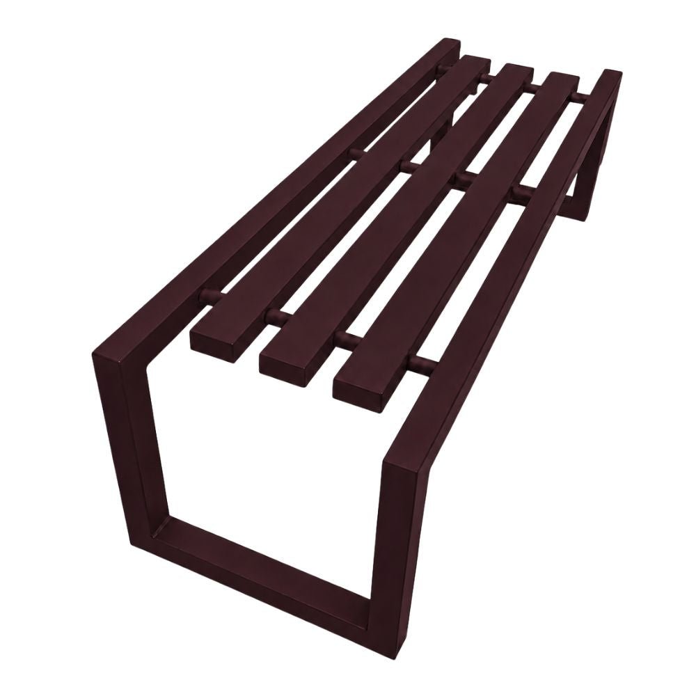 Banca para Áreas de Descanso Resistente a Rayos UV - LABENZE TRAVERSO 108-90190 - Varios Colores - Acabado Semi-mate y Formas Geométricas - 108-90190 - Labenze - NOGAL BEAT - Banco de Terraza
