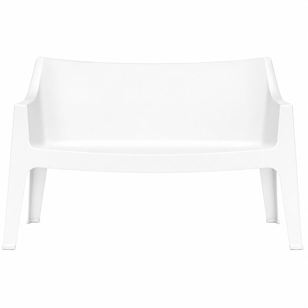 Banca para Descanso 2 Plazas - LABENZE COCCOLONA 155-07902 - Varios Colores - Resistente, Estable y Apilable - 155-07902 - Labenze - NOGAL BEAT - Banco de Terraza