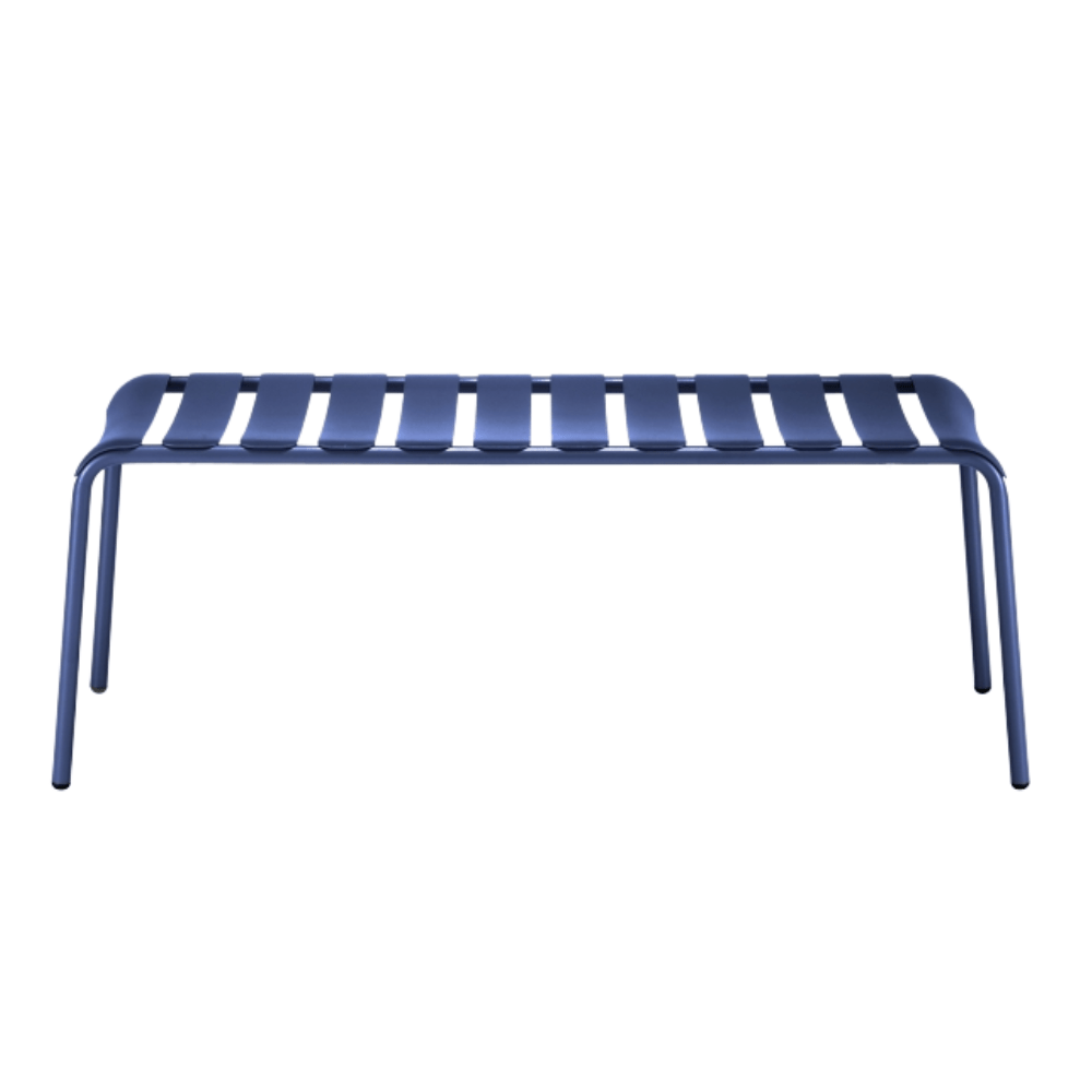 Banca para Jardines y Terrazas Resistente a Rayos UV - COLOS STECCA 8 - 45 cm - Varios Colores - para Ambiente Salino - STECCA 8 - Colos - NOGAL BEAT - Bancos