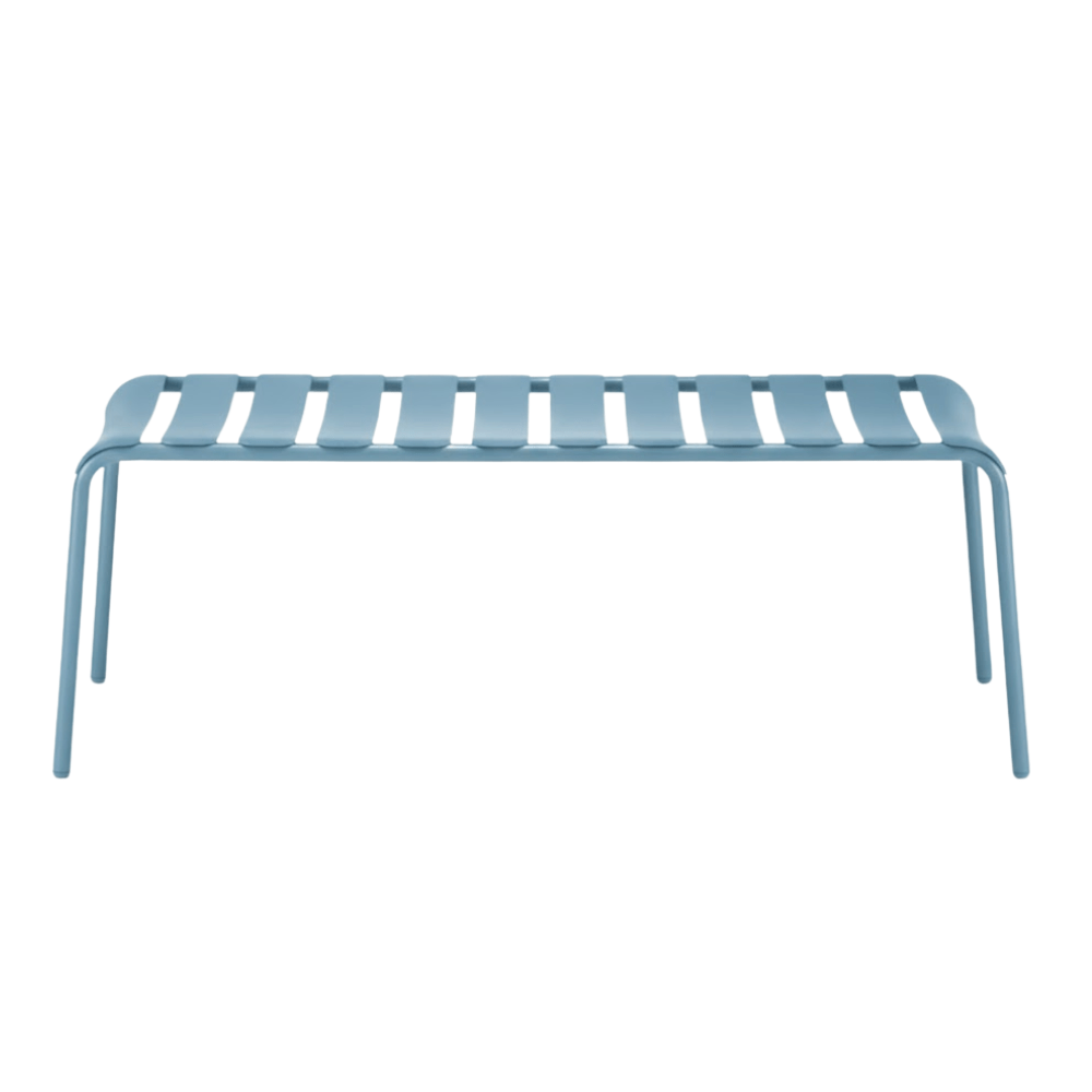 Banca para Jardines y Terrazas Resistente a Rayos UV - COLOS STECCA 8 - 45 cm - Varios Colores - para Ambiente Salino - STECCA 8 - Colos - NOGAL BEAT - Bancos