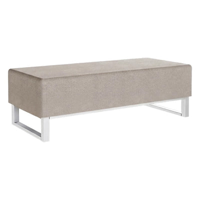 Banca para Lobby - GEBESA VENTI - Frente 155 cm - Sin Respaldo - GDVE700 - GEBESA - NOGAL BEAT - Banca de Visita