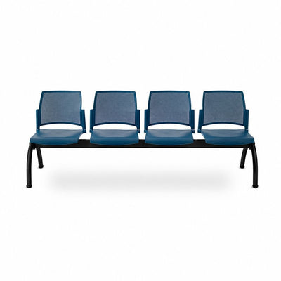 Banca para Sala de Espera 4 Plazas - LABENZE REPLAY 108 - 06004 - Varios Colores - Respaldo Multiperforado - 108-06004 - Labenze - NOGAL BEAT - Banca