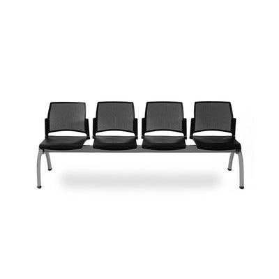Banca para Sala de Espera 4 Plazas - LABENZE REPLAY 108 - 06104 - Varios Colores - Respaldo Multiperforado - 108-06104 - Labenze - NOGAL BEAT - Banca