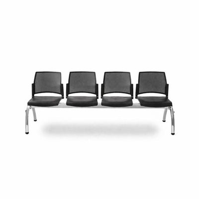 Banca para Sala de Espera 4 Plazas - LABENZE REPLAY 108 - 06204 - Varios Colores - Respaldo Multiperforado - 108-06204 - Labenze - NOGAL BEAT - Banca