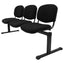 Banca para Sala de Espera - KINGSTRONG BANC0420049 - 3 Plazas - Varios Colores - Asiento y Respaldo Tapizados - BANC0420049 - Mundo In - NOGAL BEAT - Banca de Visita
