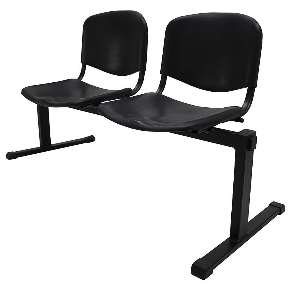 Banca para Sala de Espera - KINGSTRONG ISO NOVA BANC0420045 - 2 Plazas - Varios Colores - Estructura Metálica - BANC0420045 - Mundo In - NOGAL BEAT - Banca de Visita