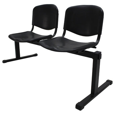 Banca para Sala de Espera - KINGSTRONG ISO NOVA BANC0420045 - 2 Plazas - Varios Colores - Estructura Metálica - BANC0420045 - Mundo In - NOGAL BEAT - Banca de Visita