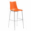 Banco Alto - LABENZE ZEBRA 157 - 10620 - Varios Colores - Patas Cromadas y Descansa Pies - 157-10620 - Labenze - NOGAL BEAT - Bancos