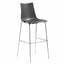 Banco Alto - LABENZE ZEBRA 157 - 10620 - Varios Colores - Patas Cromadas y Descansa Pies - 157-10620 - Labenze - NOGAL BEAT - Bancos