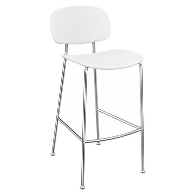 Banco Alto para Bar - INFINITI TONDINA POP - Varios Colores - Asiento y Respaldo en Polipropileno - 113-3720H-PBC-ESP - Infiniti - NOGAL BEAT - Banco Comercial