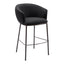 Banco Alto para Barra de Hotel - ZUO ESSEN - Varios Colores - Asiento y Respaldo Tapizados en Tejido Texturizado - 109810 - Zuo - NOGAL BEAT - Banco Comercial