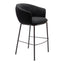 Banco Alto para Barra de Hotel - ZUO ESSEN - Varios Colores - Asiento y Respaldo Tapizados en Tejido Texturizado - 109810 - Zuo - NOGAL BEAT - Banco Comercial