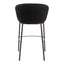 Banco Alto para Barra de Hotel - ZUO ESSEN - Varios Colores - Asiento y Respaldo Tapizados en Tejido Texturizado - 109810 - Zuo - NOGAL BEAT - Banco Comercial