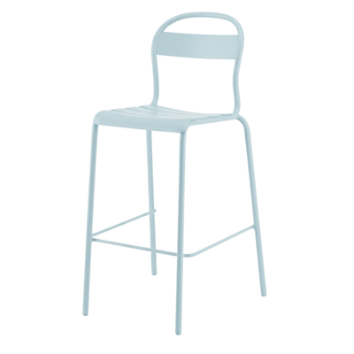 Banco Alto para Barra Resistente a Rayos UV - COLOS STECCA 5 - Varios Colores - para Ambiente Salino - STECCA 5 - Colos - NOGAL BEAT - Bancos