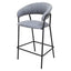 Banco Alto para Bistró - KINGSTRONG CACERES W29 SILL0904436 - Varios Colores - Asiento y Respaldo Tapizados - SILL0904436 - Mundo In - NOGAL BEAT - Banco Comercial