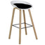 Banco Alto para Hotel - NOGAL BEAT STELLA - Varios Colores - Asiento Acojinado y Estructura en Madera - BANCO STELLA - MDO - NOGAL BEAT - Banco Comercial