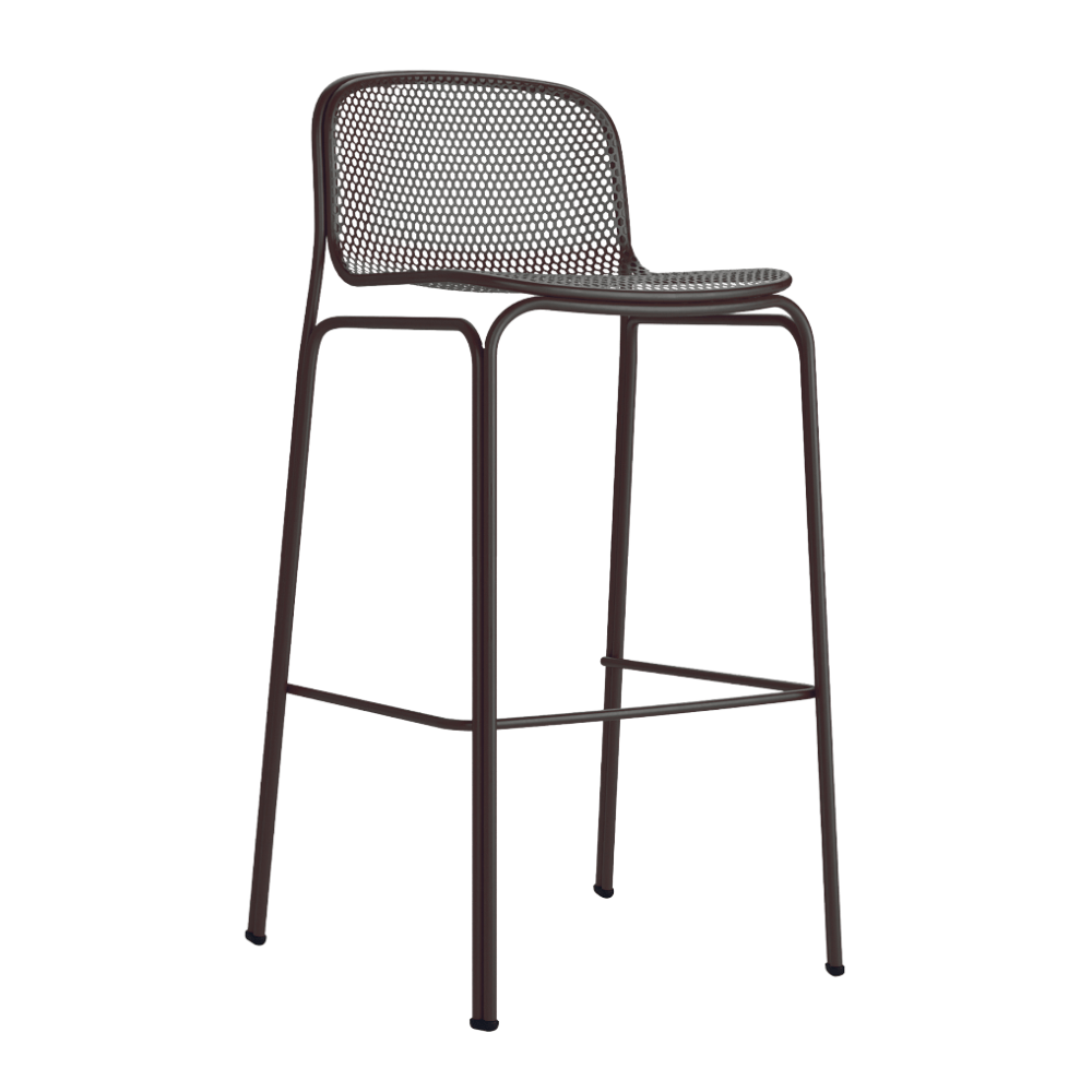 Banco Alto para Hotel Resistente a Rayos UV - COLOS VILLA 3 - Varios Colores - para Ambiente Salino - VILLA 3 - Colos - NOGAL BEAT - Bancos