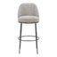 Banco Alto para Pub - ZUO NORDHAVN - Varios Colores - Asiento y Respaldo Tapizados en Tejido Texturizado - 110273 - Zuo - NOGAL BEAT - Banco Comercial