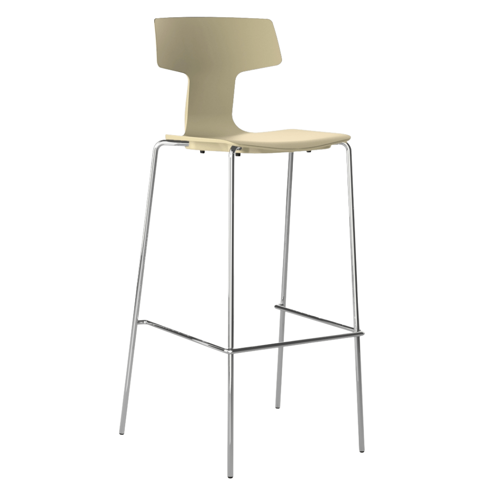 Banco Alto para Pubs Resistente a Rayos UV - COLOS SPLIT 3A - Varios Colores - para Ambiente Salino - SPLIT 3A - Colos - NOGAL BEAT - Bancos