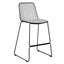 Banco Alto para Terraza Anticorrosivo - NOGAL BEAT IRON - Asiento Acojinado Repelente a Agua y Estructura Acero - BANCO IRON - MDO - NOGAL BEAT - Banco de Terraza