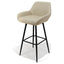 Banco Alto Restaurantero para Bar y Cafetería - KINGSTRONG AARAU BANC0903620 - Varios Colores - Asiento y Respaldo Tapizados - BANC0903620 - Mundo In - NOGAL BEAT - Banco Comercial