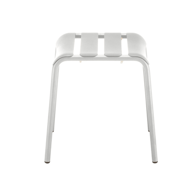 Banco Bajo para Jardín Resistente a Rayos UV - COLOS STECCA 7 - Varios Colores - para Ambiente Salino - STECCA 7 - Colos - NOGAL BEAT - Bancos