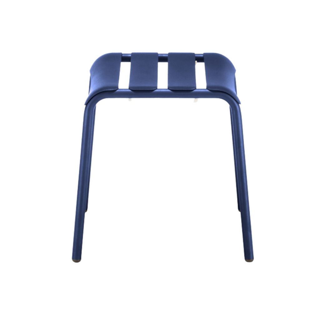 Banco Bajo para Jardín Resistente a Rayos UV - COLOS STECCA 7 - Varios Colores - para Ambiente Salino - STECCA 7 - Colos - NOGAL BEAT - Bancos