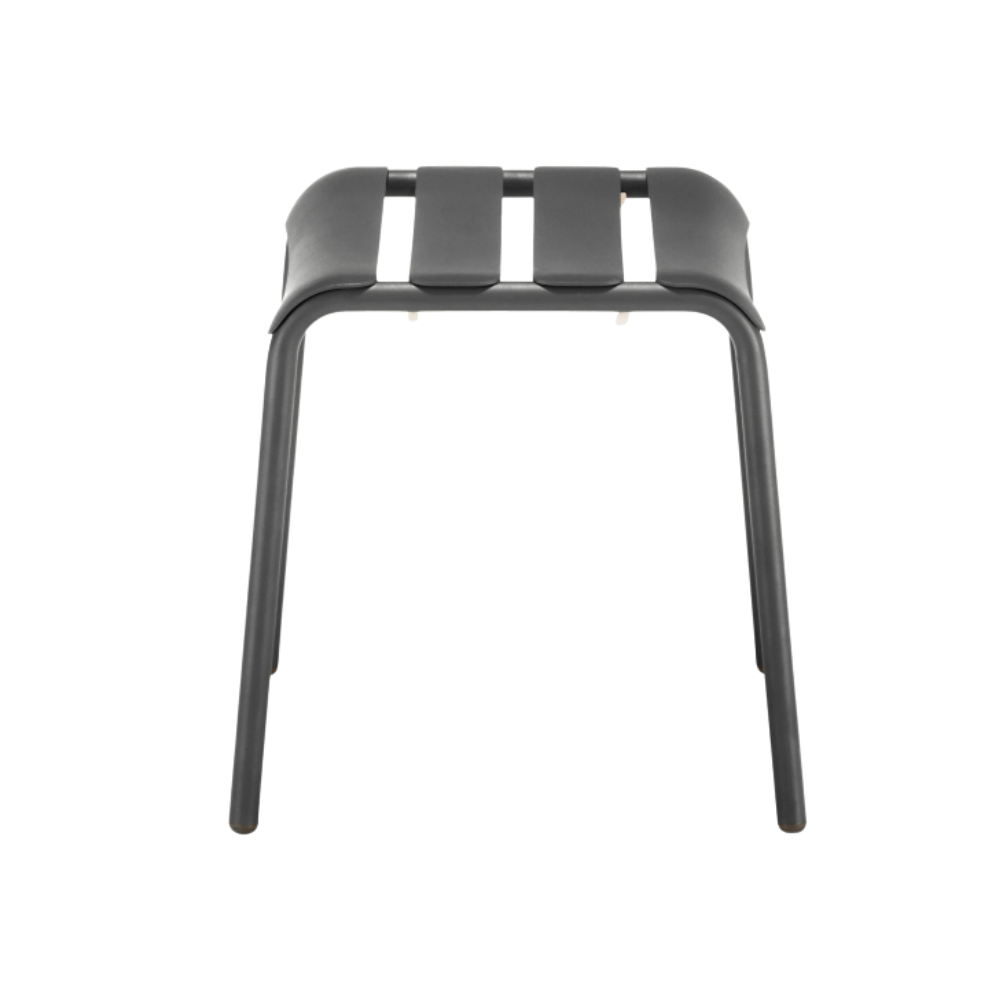 Banco Bajo para Jardín Resistente a Rayos UV - COLOS STECCA 7 - Varios Colores - para Ambiente Salino - STECCA 7 - Colos - NOGAL BEAT - Bancos