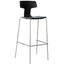 BANCO COLOS SPLIT 3B | Banco para Bar Restaurante Cafetería | 65 cm | Varios Colores | Resistente Rayos UV | Interior + Exterior - SPLIT 3B - Colos - NOGAL BEAT - Bancos