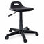 Banco de Oficina Industrial Ergonómico - VERSA ALTUS NIUM - Estructura Aluminio - Altura 47.5 a 60.5 cm - Asiento Cola de Pato con Acojinamiento Pu Soporte - AL-195 - VERSA - NOGAL BEAT - Silla Industrial