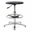 Banco de Oficina Kit Cajero - VERSA ALTUS PLAK POINT - Estructura Aluminio - Altura 52.5 a 78.5 cm - Asiento Redondo con Acojinamiento Pu - AL-194 - VERSA - NOGAL BEAT - Silla Kit Cajero
