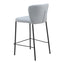 Banco Mostrador para Bar y Barra - ZUO LINZ - Varios Colores - Asiento y Respaldo Tapizados en Piel Sintética - 109781 - Zuo - NOGAL BEAT - Banco Comercial