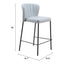 Banco Mostrador para Bar y Barra - ZUO LINZ - Varios Colores - Asiento y Respaldo Tapizados en Piel Sintética - 109781 - Zuo - NOGAL BEAT - Banco Comercial