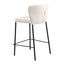 Banco Mostrador para Bar y Barra - ZUO LINZ - Varios Colores - Asiento y Respaldo Tapizados en Piel Sintética - 109780 - Zuo - NOGAL BEAT - Banco Comercial