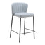 Banco Mostrador para Bar y Barra - ZUO LINZ - Varios Colores - Asiento y Respaldo Tapizados en Piel Sintética - 109781 - Zuo - NOGAL BEAT - Banco Comercial