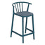 Banco para Barras Asiento Tapizado - RESOL WOODY MEDIO - Varios Colores - Tejido Acrílico Tintado en Masa - 07108 - Resol - NOGAL BEAT - Banco Comercial