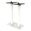 Base Comercial para Mesas 110 cm - RESOL TAPIES DOBLE ALTA - Varios Colores - Anti Giro y Estructura de Hierro Fundido - 59672 - Resol - NOGAL BEAT - Estructura para Mesa