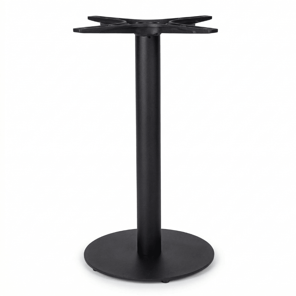 Base RESOL TAPIES 40 para mesa con pie central redondo en hierro fundido