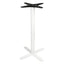 Base Comercial para Mesas Alta 108.5 cm - RESOL GOYA ALTA - Varios Colores - 4 Puntas en Cruz con Reguladores y Estructura de Acero - 59669 - Resol - NOGAL BEAT - Estructura para Mesa