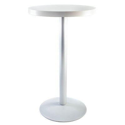 BASE LABENZE D54/H1.10 160 - 07650 - GRS | Base Restaurante Cafetería Comedor | 110 cm | Base Circular | Gris Plata | Acero Galvanizado | Interior + Exterior - 160 - 07650 - GRS - Labenze - NOGAL BEAT - Ambientada