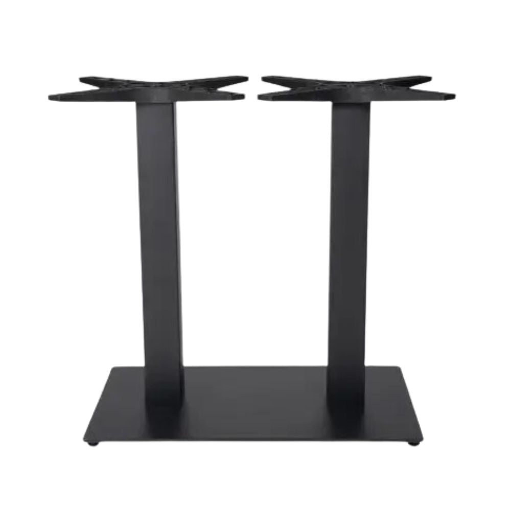 BASE RESOL TAPIES DOBLE | Pie de Mesa para Restaurante | 71 cm | Hierro Fundido | Interior - 59633 - Resol - NOGAL BEAT - Base