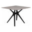 Base y Cubierta Comercial al Aire Libre Cuadrada - RESOL VELA S 70 X 70 HPL - Varios Colores - Tecnología Asistida Gas con Protección UV y Enlazadas - 04058 - Resol - NOGAL BEAT - Mesa de Terraza