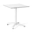 BASE Y CUBIERTA RESOL DROP 70 x 70 HPL | Pie de Mesa con Cubierta HPL para Restaurante | 72 cm | Estructura Aluminio Pintado | Interior + Exterior - 04613 - Resol - NOGAL BEAT - Mesas