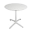 BASE Y CUBIERTA RESOL FALL 70 DIA HPL | Pie de Mesa con Cubierta HPL para Restaurante | 70 cm | Estructura Aluminio Pintado | Interior + Exterior - 05043 - Resol - NOGAL BEAT - Mesas