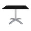 BASE Y CUBIERTA RESOL MAX 80 X 80 WE | Pie de Mesa con Cubierta WE para Restaurante | 71 cm | Tubo de Aluminio | Interior + Exterior - 66926 - Resol - NOGAL BEAT - Mesas