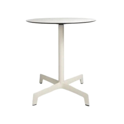 BASE Y CUBIERTA RESOL SPUTNIK 60 DIA HPL | Pie de Mesa con Cubierta HPL para Restaurante | 71.5 cm | Aluminio Anodizado | Protección Rayos UV | Interior + Exterior - 03203 - Resol - NOGAL BEAT - Mesas