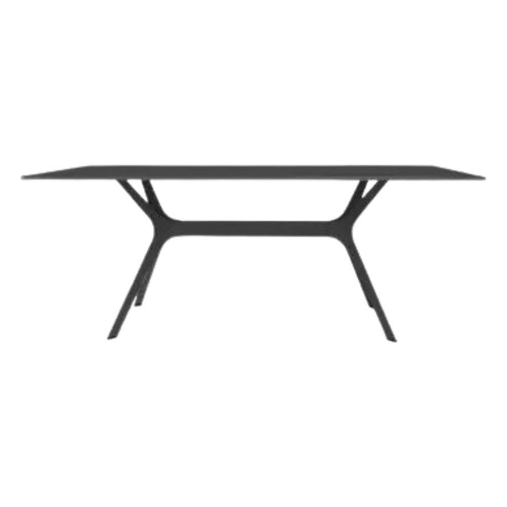 Base y Cubierta Comercial al Aire Libre Rectangular - RESOL VELA L 180 X 90 HPL - Varios Colores - Tecnología Asistida Gas con Protección UV y Enlazadas