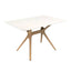 BASE Y CUBIERTA RESOL VELA M 120 X 80 HPL | Pie de Mesa con Cubierta HPL para Restaurante | 72.5 cm | Fibra de Vidrio con PP | Protección UV | Interior + Exterior - 03097 - Resol - NOGAL BEAT - Mesas