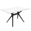 BASE Y CUBIERTA RESOL VELA M 120 X 80 HPL | Pie de Mesa con Cubierta HPL para Restaurante | 72.5 cm | Fibra de Vidrio con PP | Protección UV | Interior + Exterior - 03094 - Resol - NOGAL BEAT - Mesas
